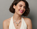 Shell Necklace Model Shot