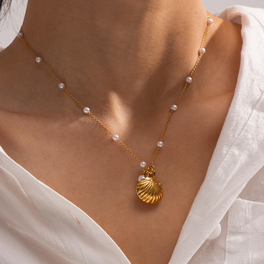 Seashell Statement Necklace