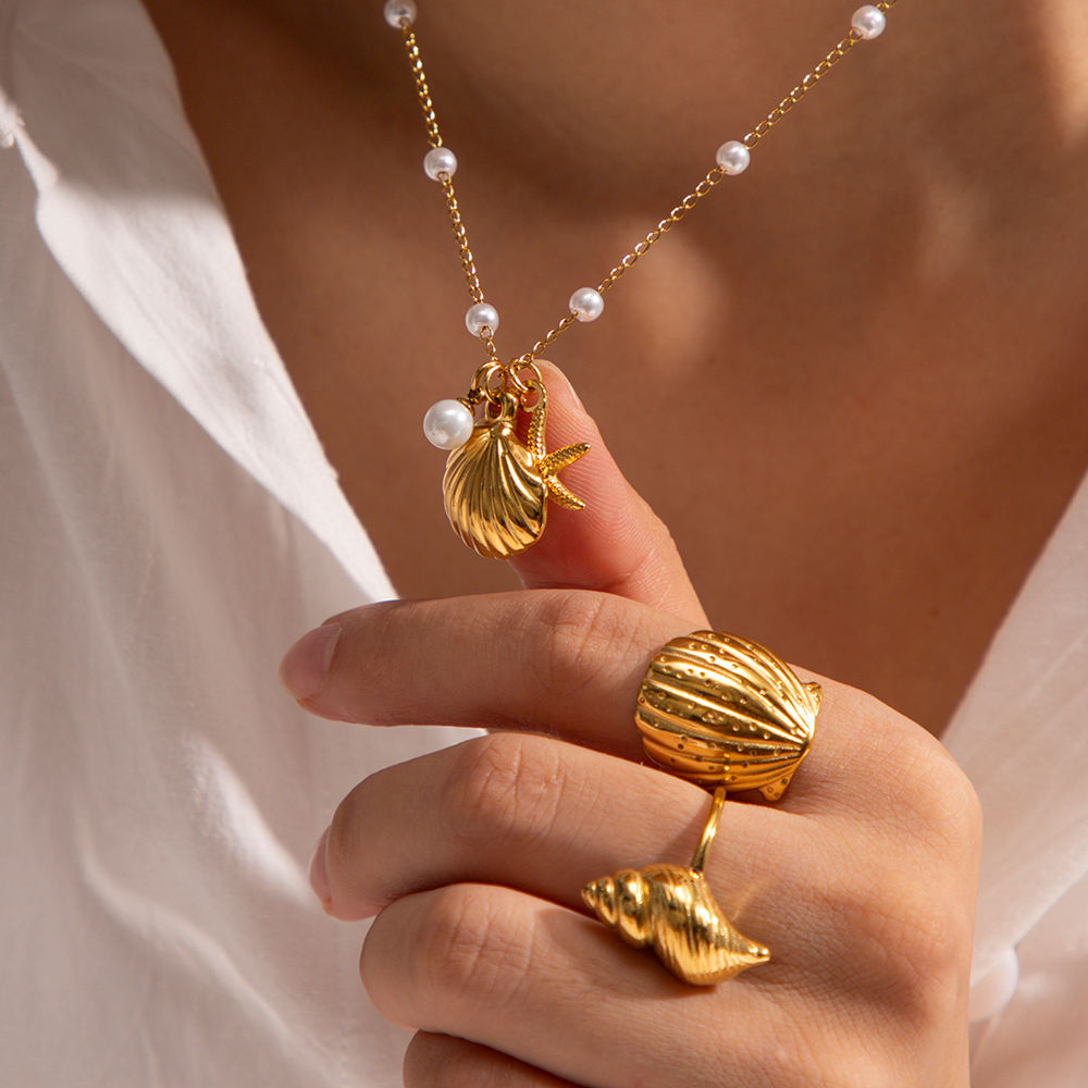 Seashell Statement Necklace