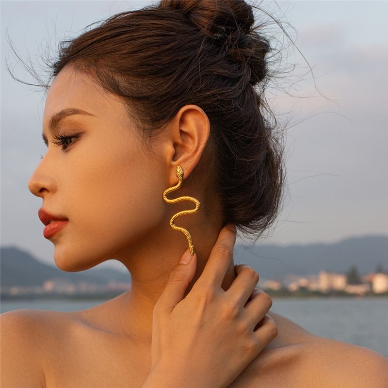 Statement Snake Earrings