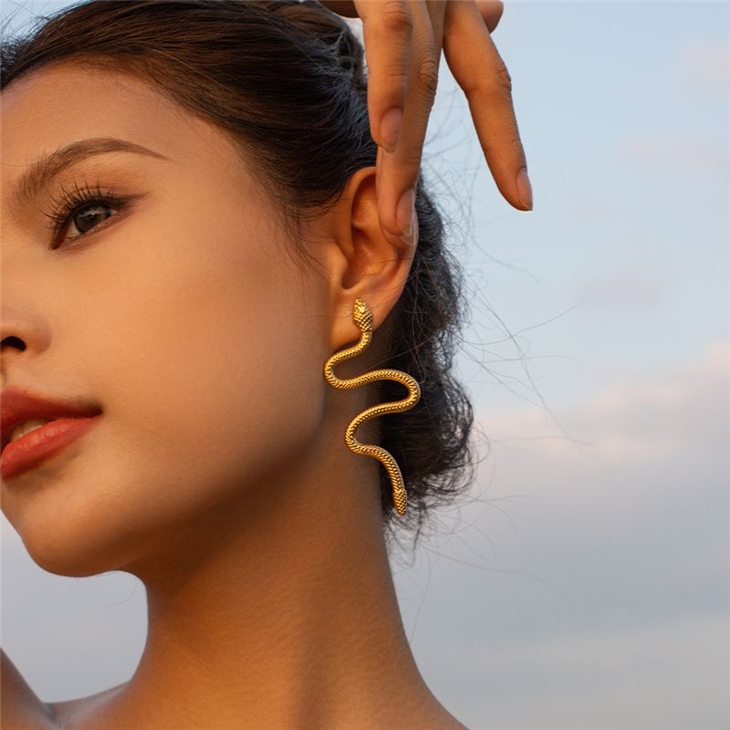 Statement Snake Earrings