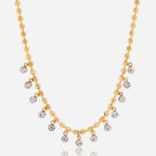 Teardrop Layered Necklace - Set Of 2