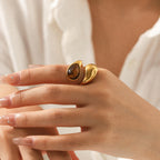 Tiger Eye Statement Ring
