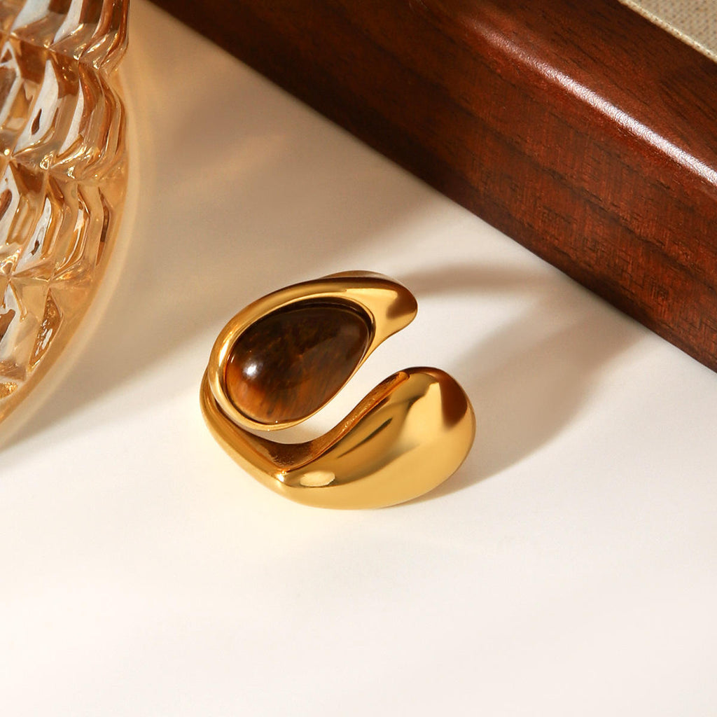 Tiger Eye Statement Ring