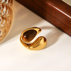 Tiger Eye Statement Ring