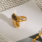 Tiger Eye Statement Ring