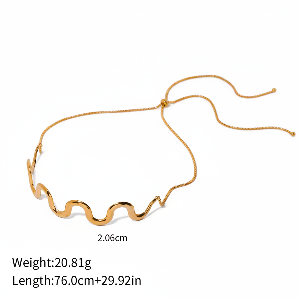 Wave Necklace – No SKU