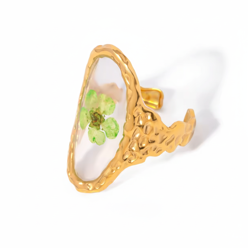 Wildflower Resin Ring – Clean